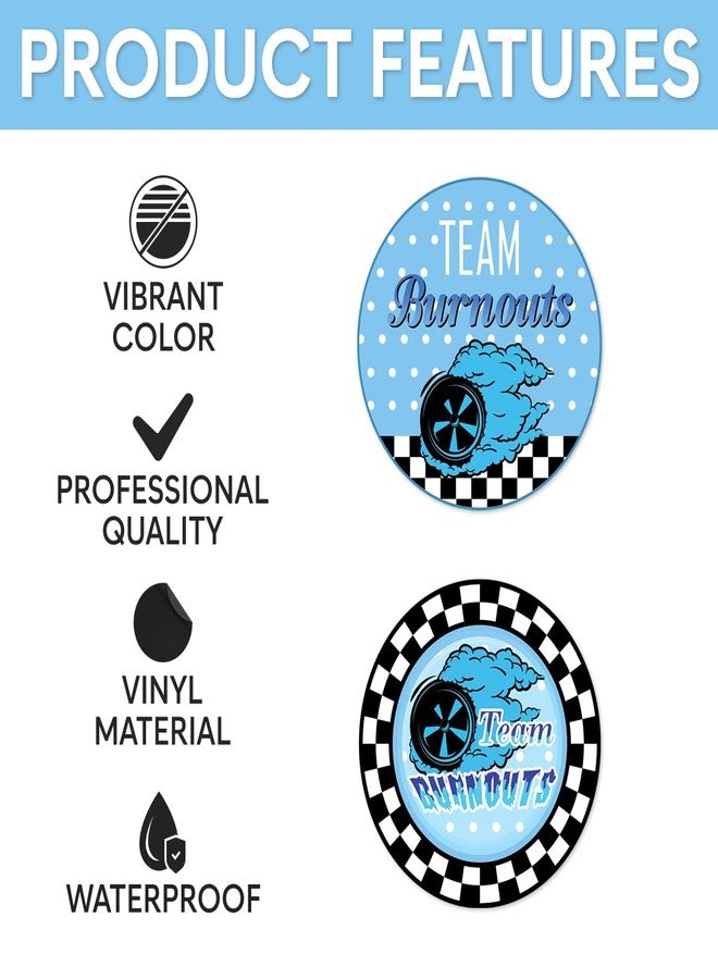 RABOWA Pack 90 Pcs Team Boy Or Team Girl Stickers for Gender Reveal Party Favors Kids Boys Girls Toddlers Baby Shower Invitations Cute Sticker Round Waterproof Small Vinyl Decals Bulk - Image 3